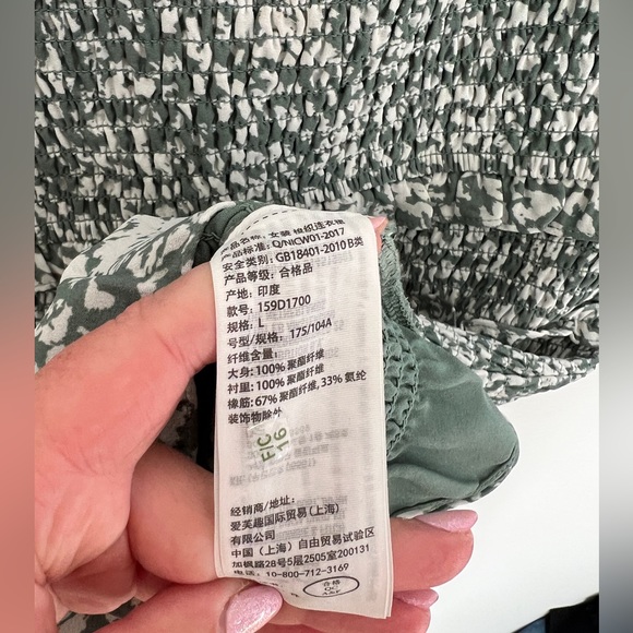 Abercrombie & Fitch Smocked Mini Dress - Picture 5 of 6